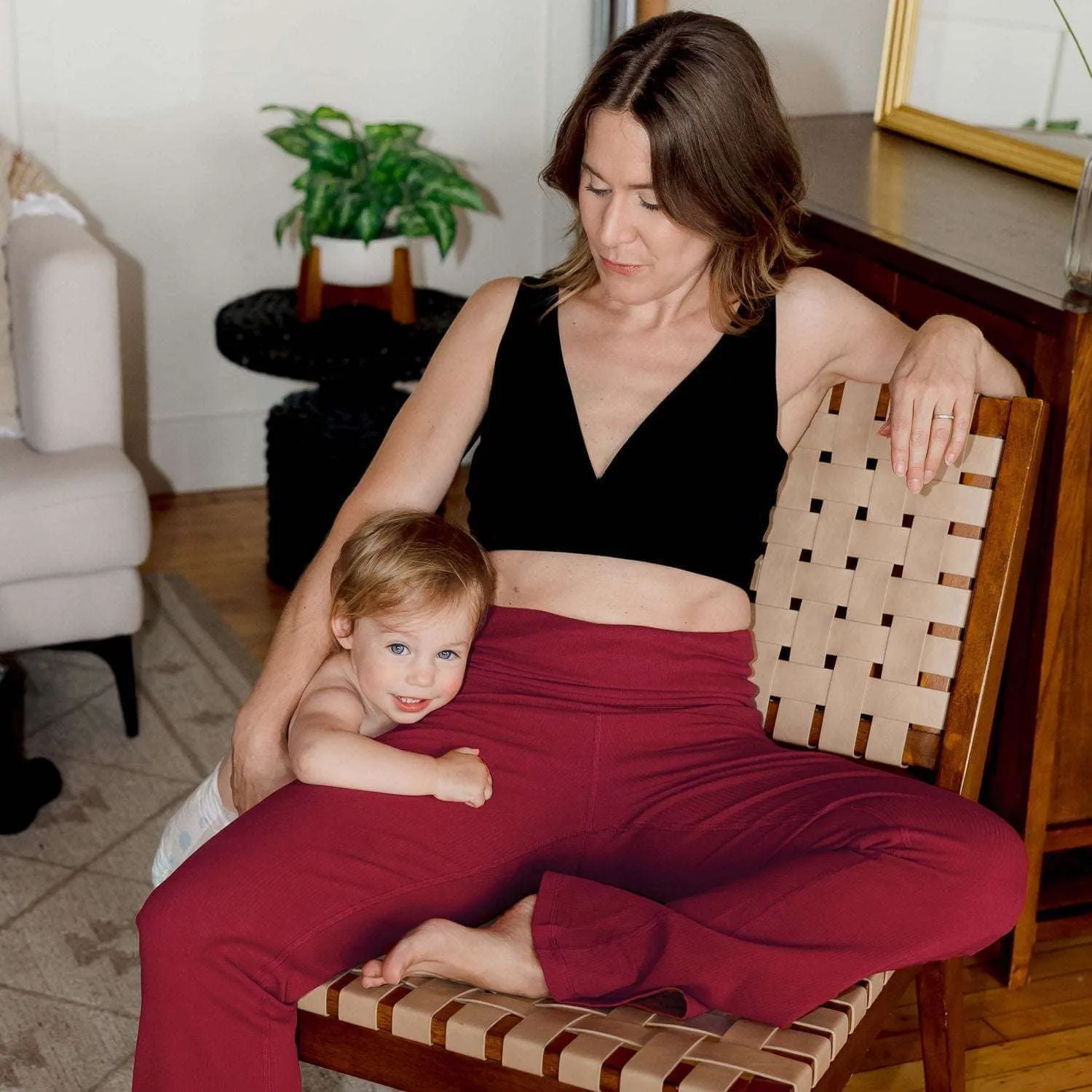 Cross-Front Pull-Over Nursing & Maternity Bralette - Solids