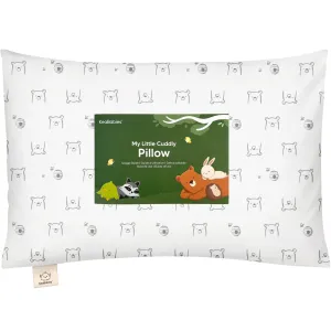 Cuddly Toddler Pillow with Pillowcase (Bumble Bear)