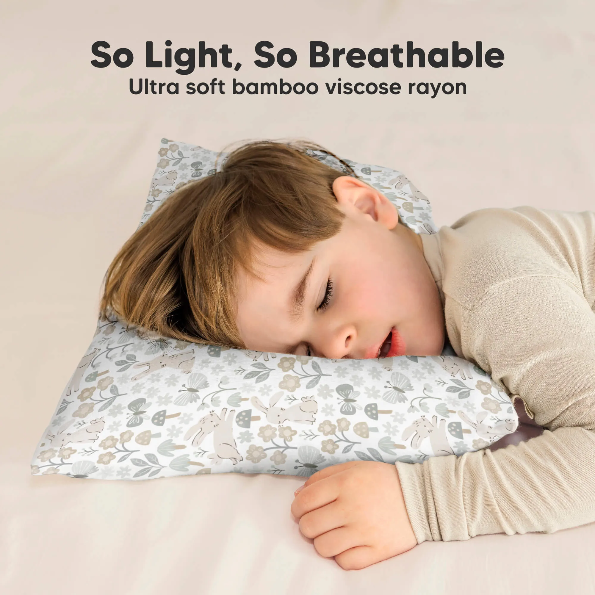 Cuddly Toddler Pillow with Pillowcase (Prairie)