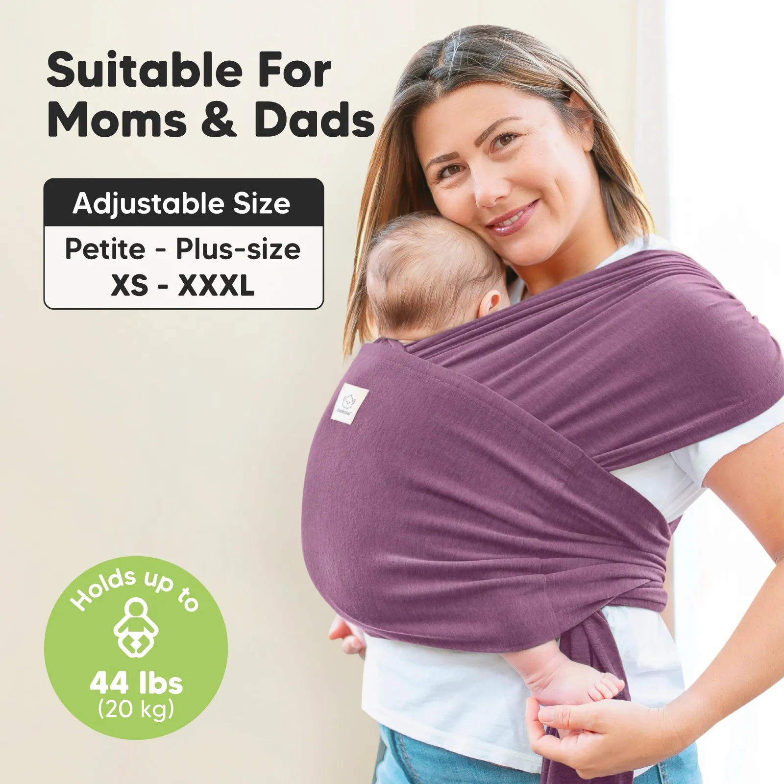D-Lite Wrap Carrier (Dark Mauve)
