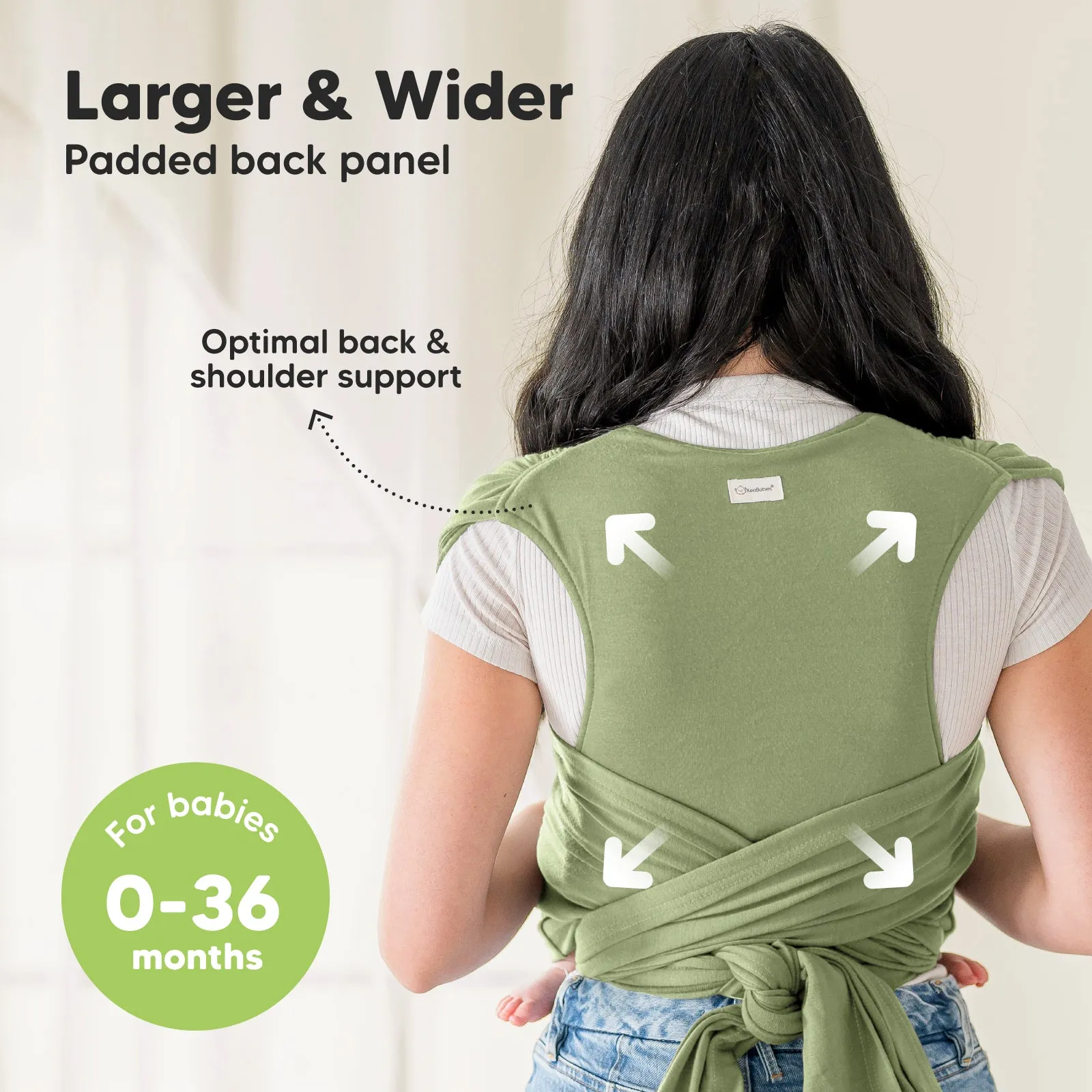 D-Lite Wrap Carrier (Dusty Olive)
