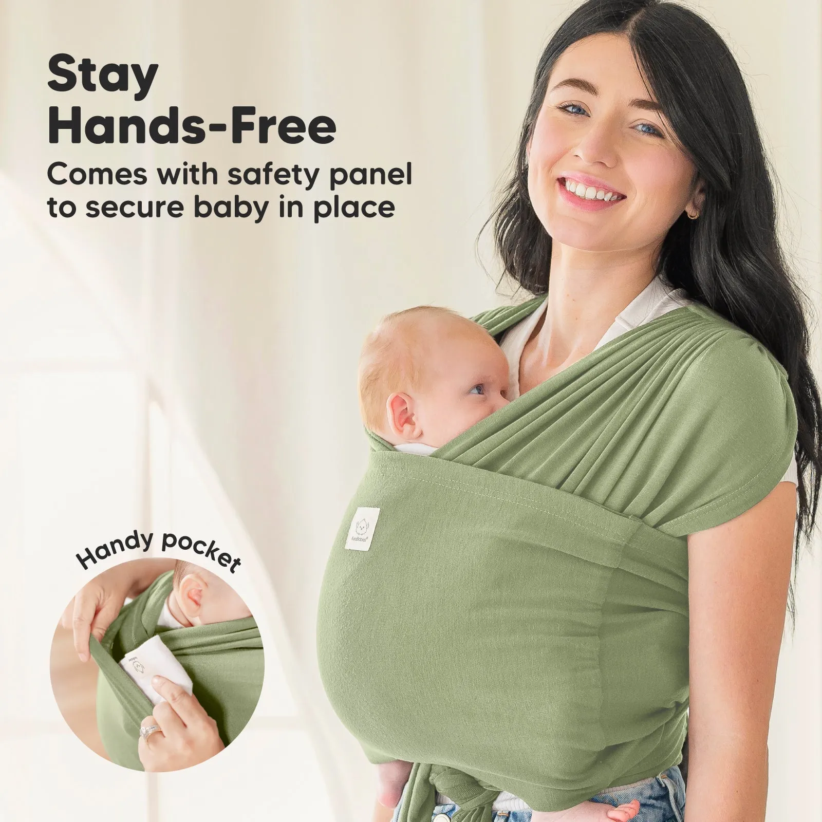 D-Lite Wrap Carrier (Dusty Olive)