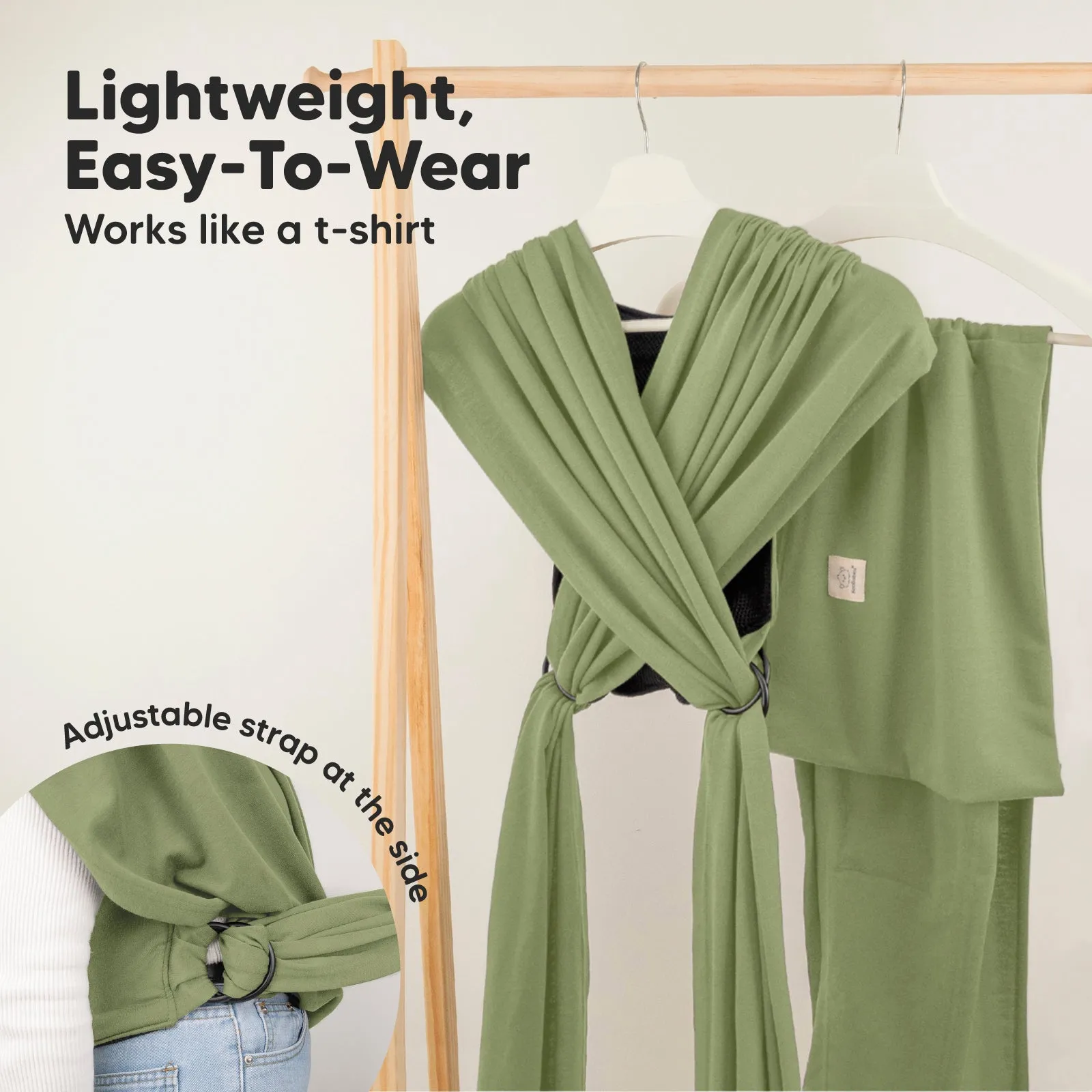 D-Lite Wrap Carrier (Dusty Olive)