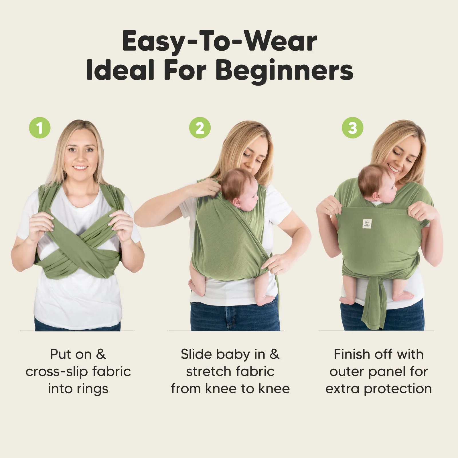 D-Lite Wrap Carrier (Dusty Olive)