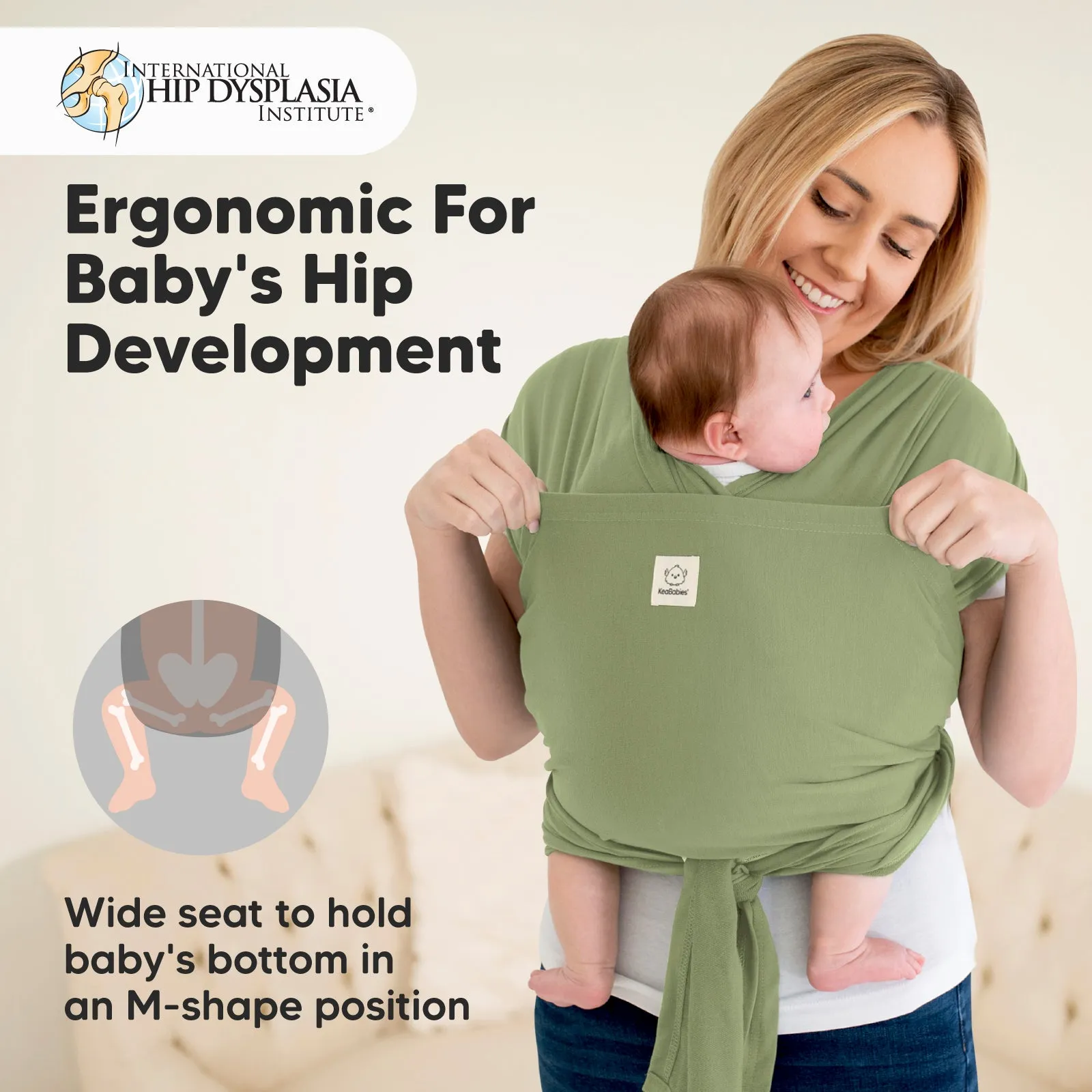 D-Lite Wrap Carrier (Dusty Olive)