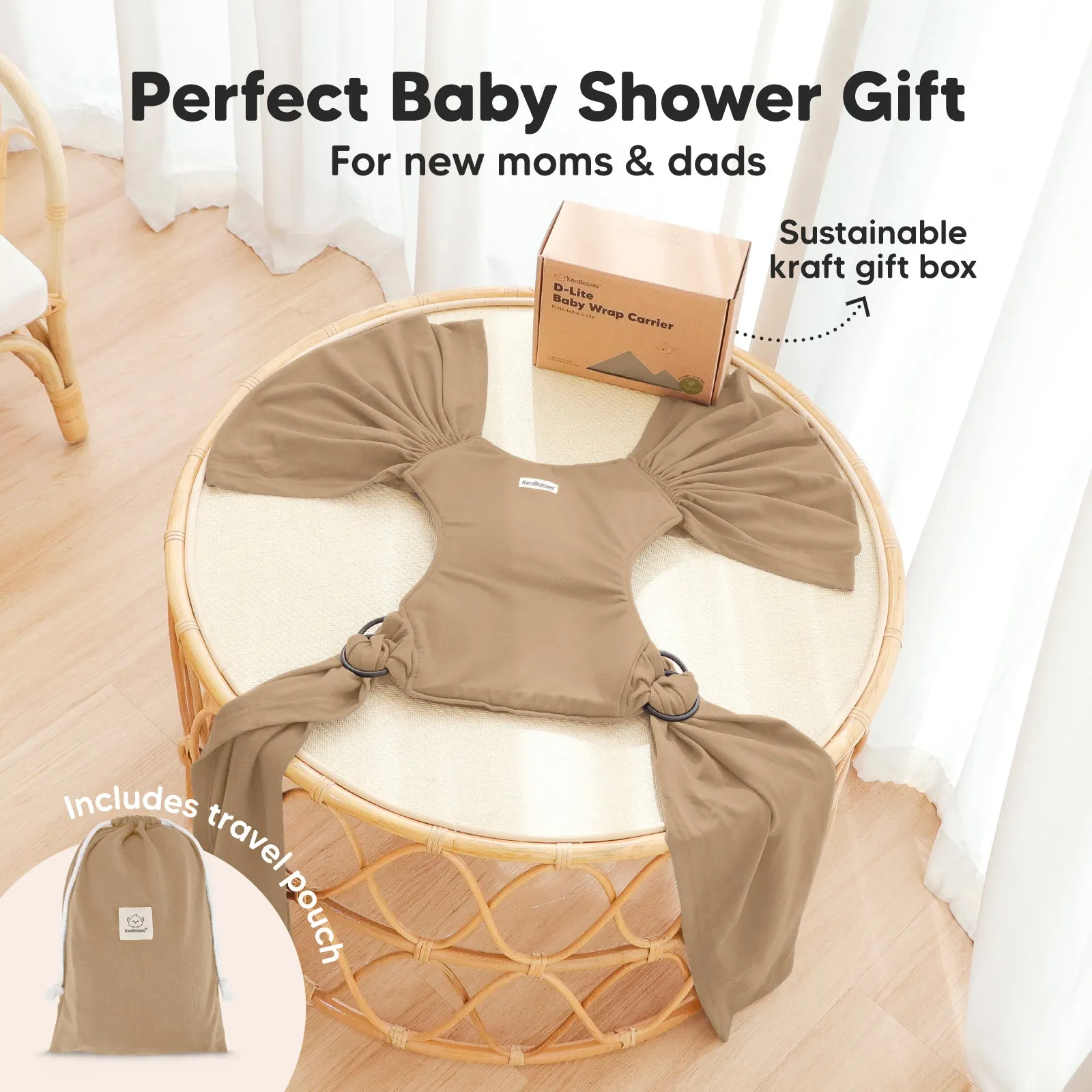 D-Lite Wrap Carrier (Warm Hearth)