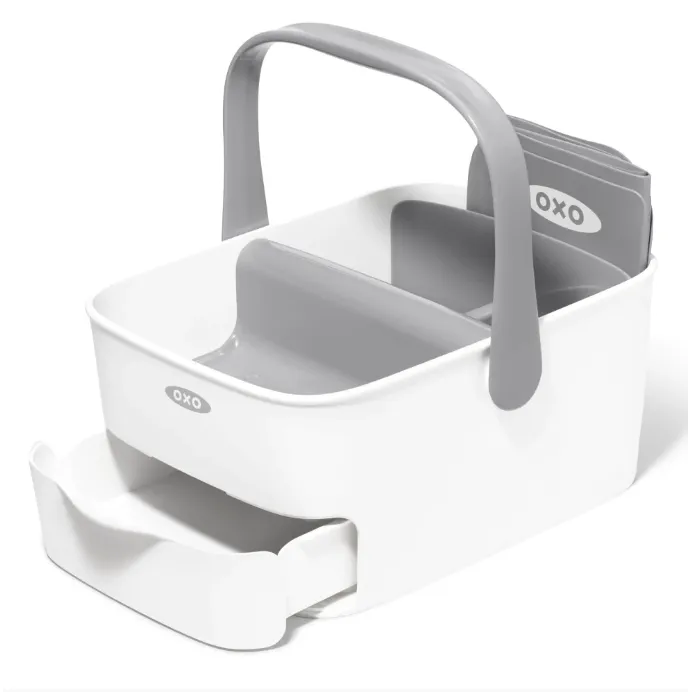 Diaper Caddy with Changing Mat