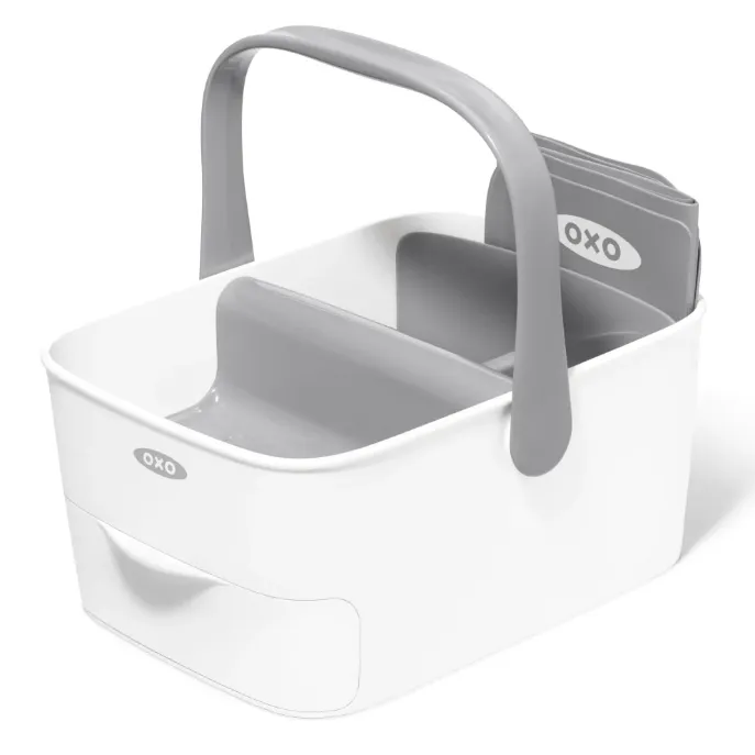 Diaper Caddy with Changing Mat
