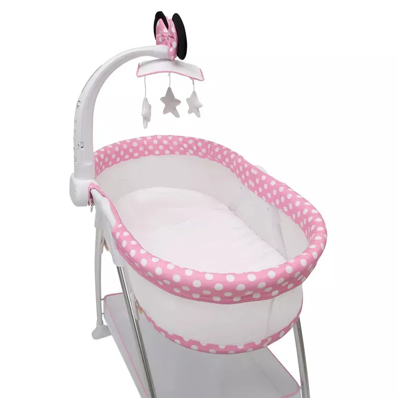Disney Minnie Mouse Bassinet - White/Pink