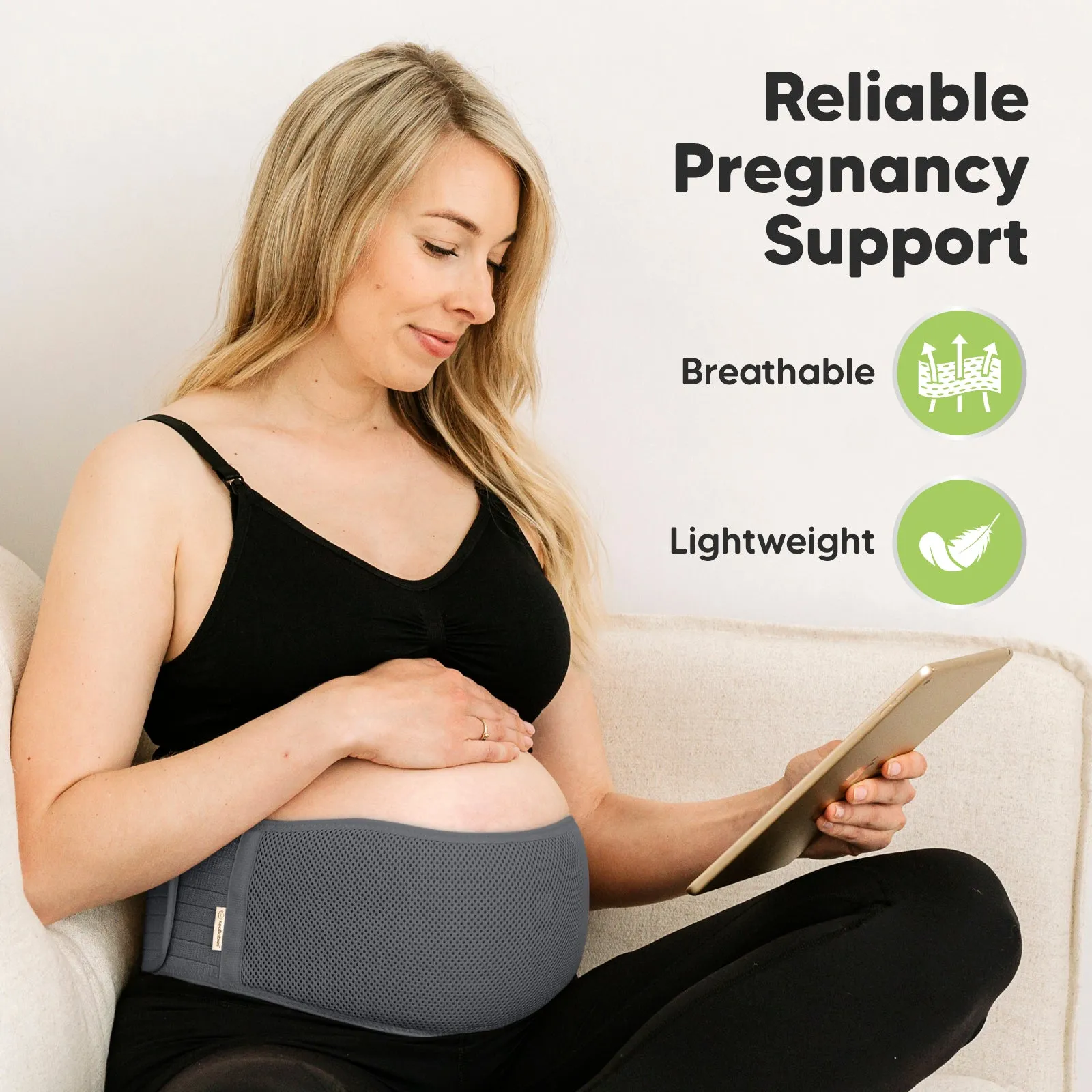 Ease Maternity Support Belt (Mystic Gray)