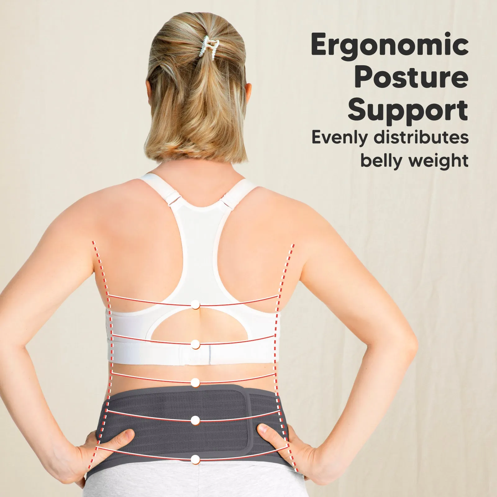 Ease Maternity Support Belt (Mystic Gray)