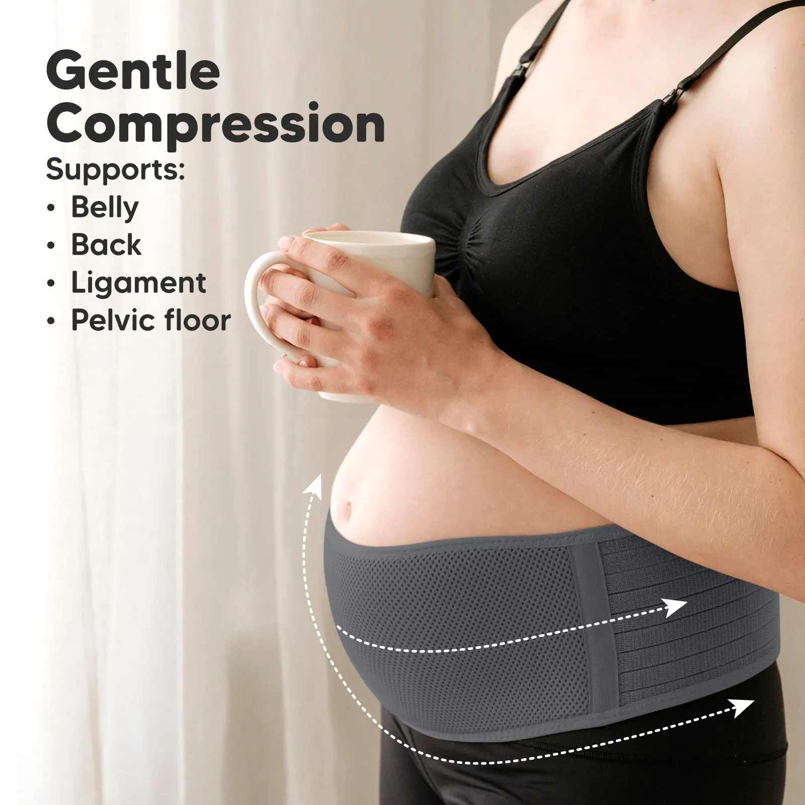 Ease Maternity Support Belt (Mystic Gray)
