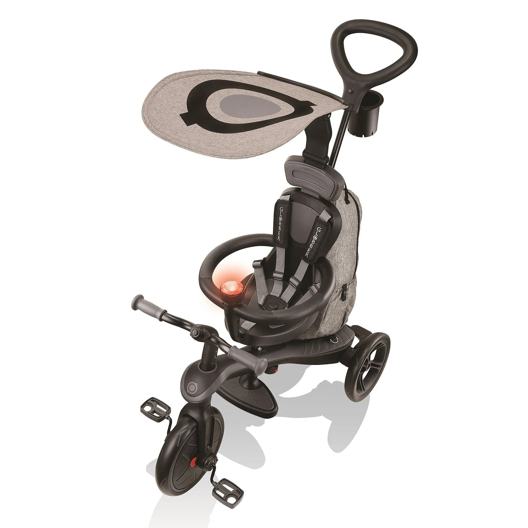 EXPLORER Trike 4 in 1 Deluxe Play - Grey/Black