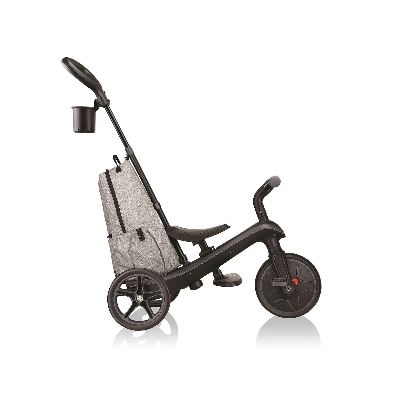 EXPLORER Trike 4 in 1 Deluxe Play - Grey/Black