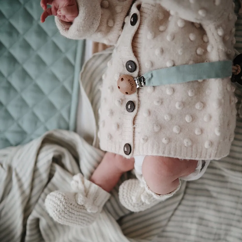 Fabric Pacifier Clips VARIOUS COLOURS