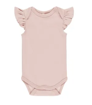 Flutter Sleeve Bodysuit - Bubblegum