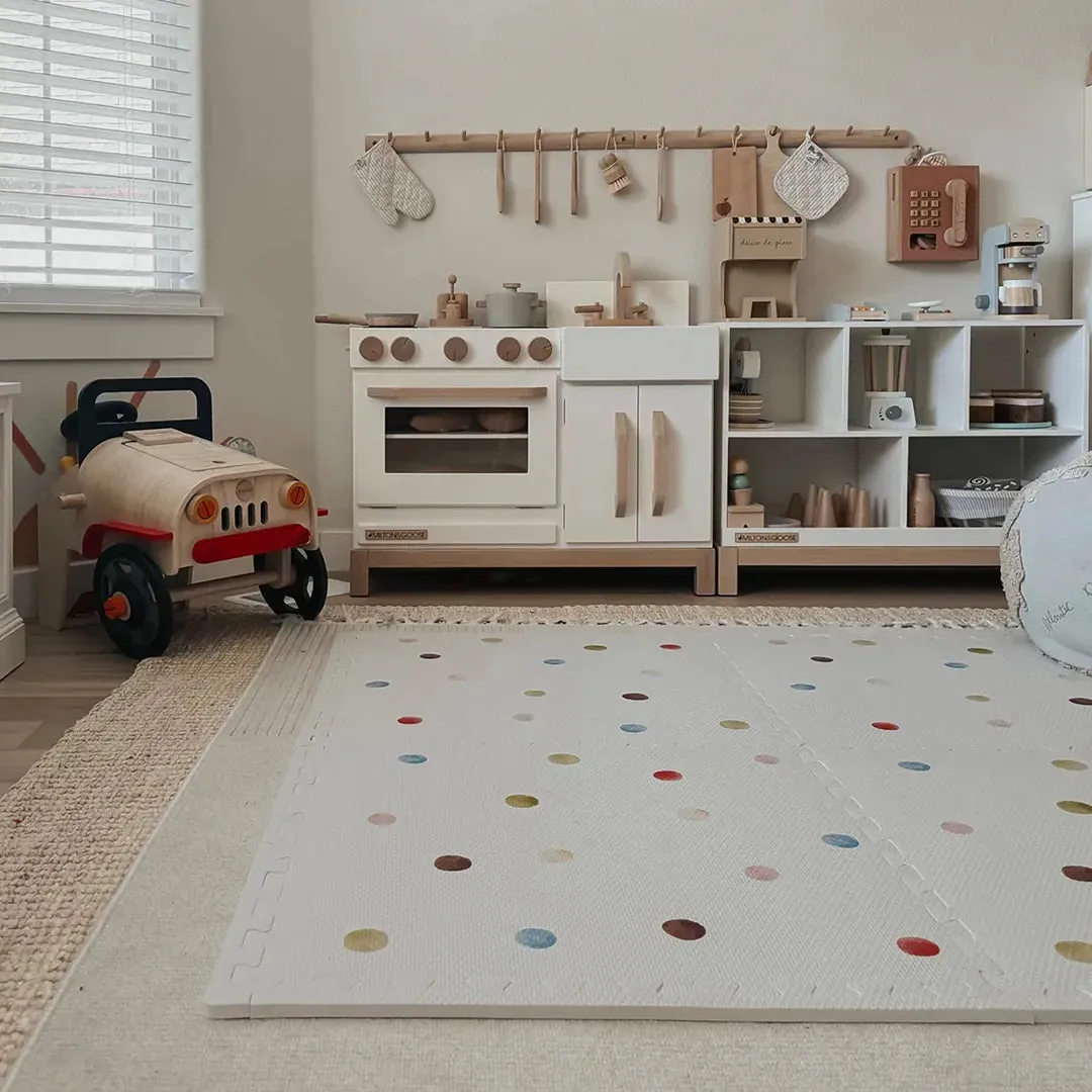 Foam Puzzle Play Mat 4' x 6' - Polka Dots