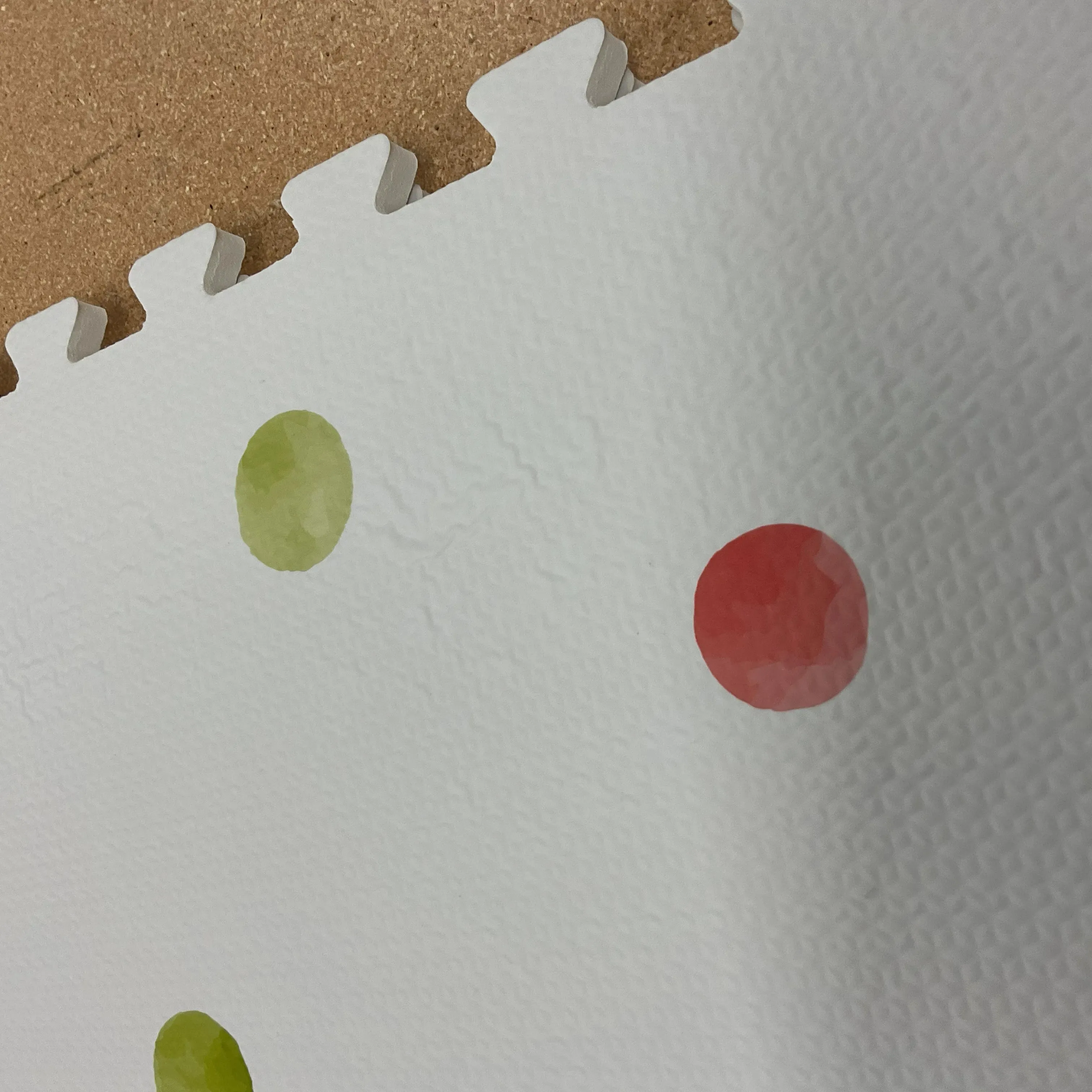 Foam Puzzle Play Mat 4' x 6' - Polka Dots
