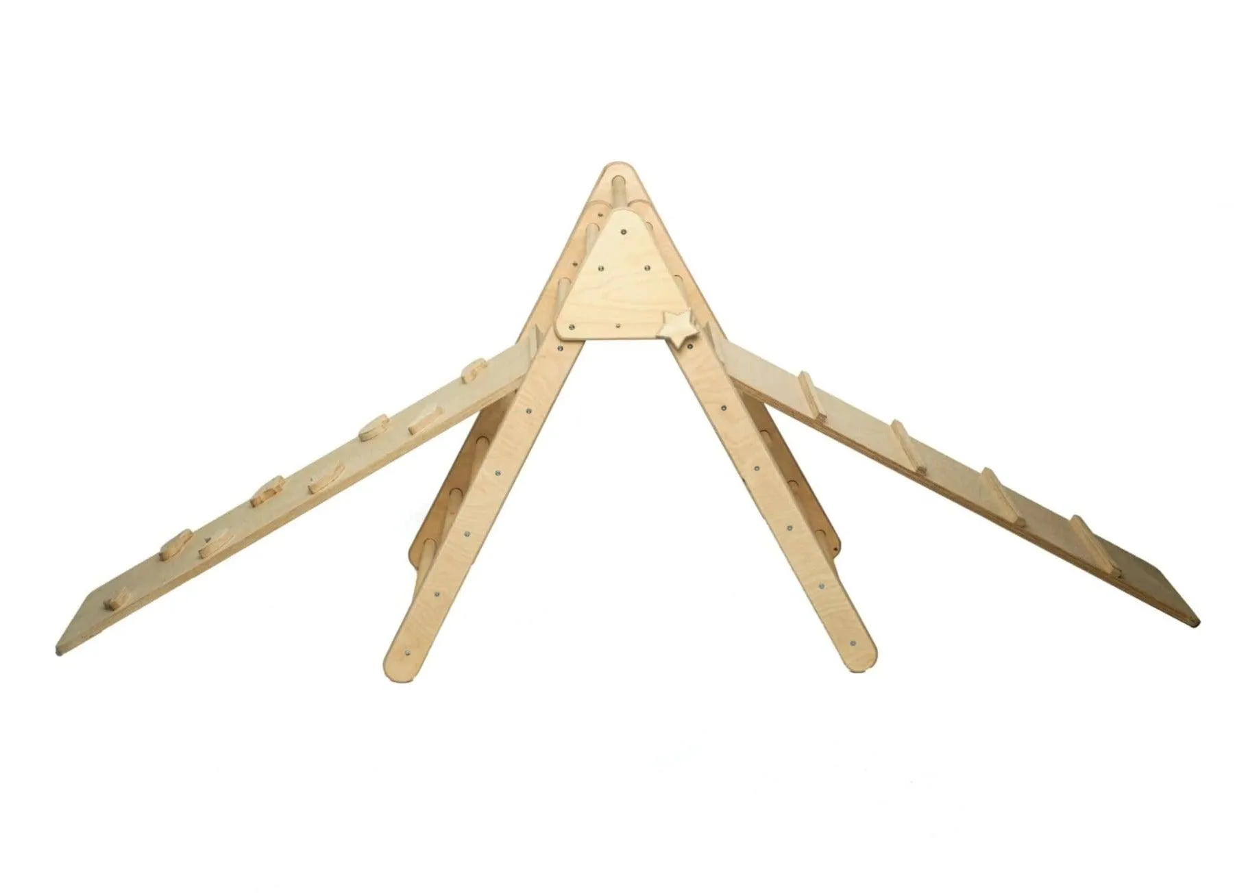 Foldable Climbing Triangle With 2 Ramps | Pikler Triangle for Kids