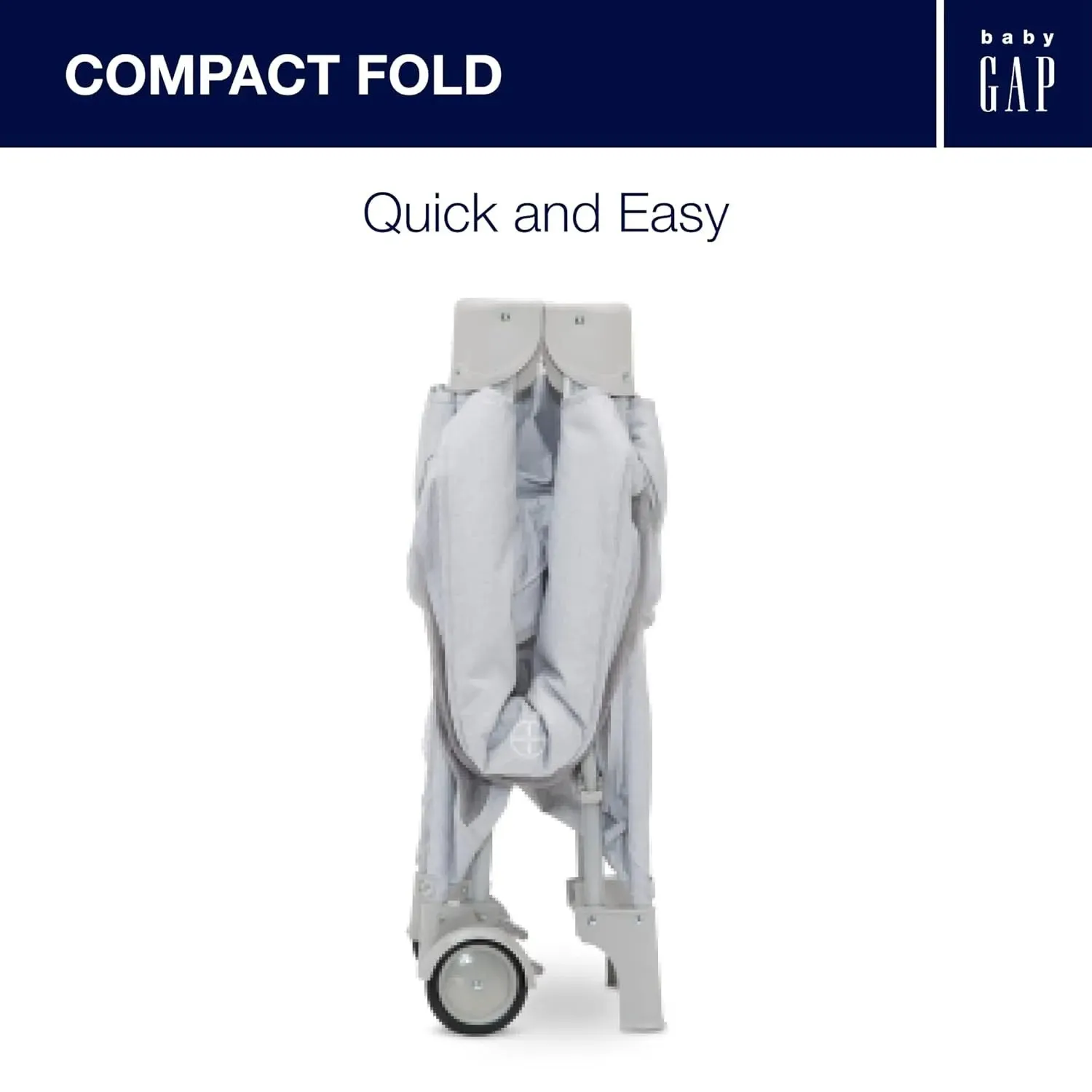 GAP babyGap Deluxe Play Yard, Grey Stripes