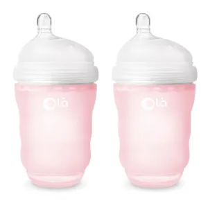 Gentle Bottle 240ml 2 pack - Rose