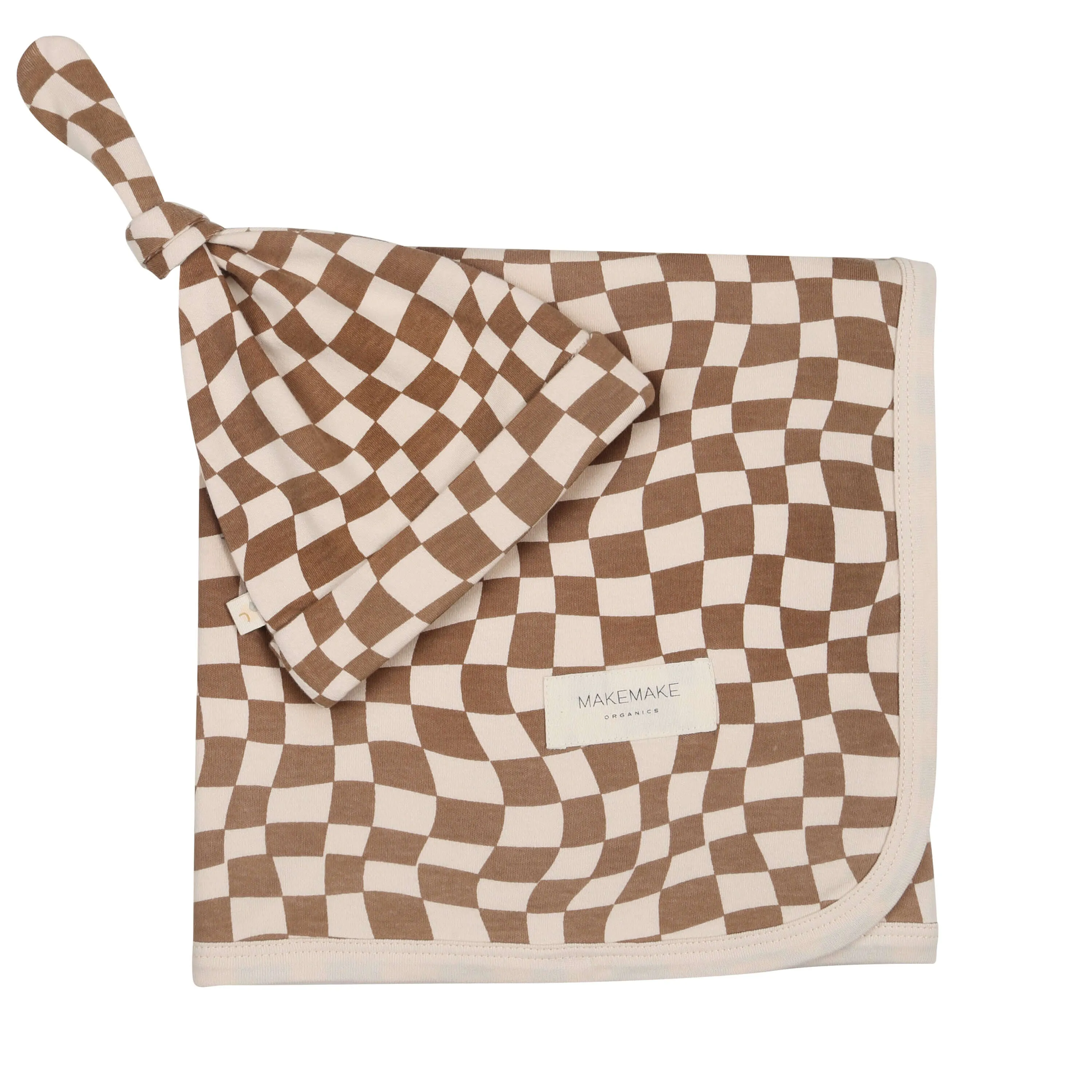 Groovy | Organic Swaddle Blanket & Hat