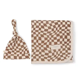 Groovy | Organic Swaddle Blanket & Hat