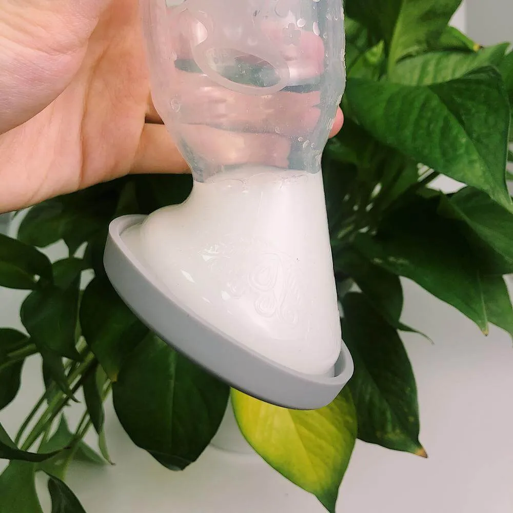Haakaa 150ml Silicone Breast Pump with Suction Base & Silicone Cap Gift Box