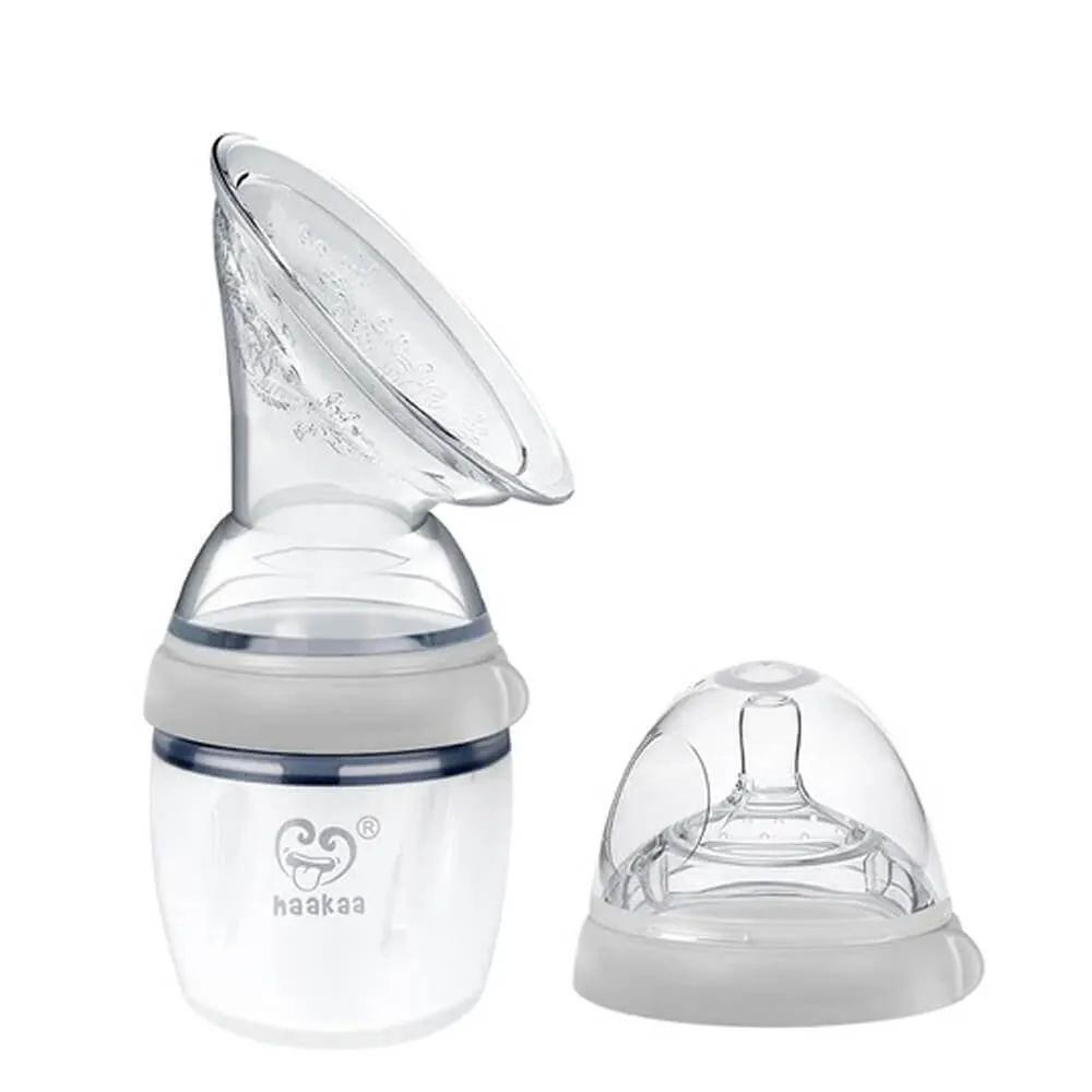 Haakaa Generation 3 Silicone Breast Pump & Bottle Top Set 160ml