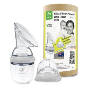 Haakaa Generation 3 Silicone Breast Pump & Bottle Top Set 160ml