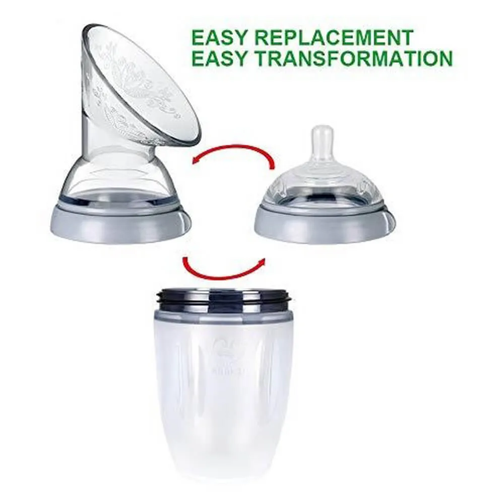 Haakaa Silicone Breast Pump & Bottle Pack