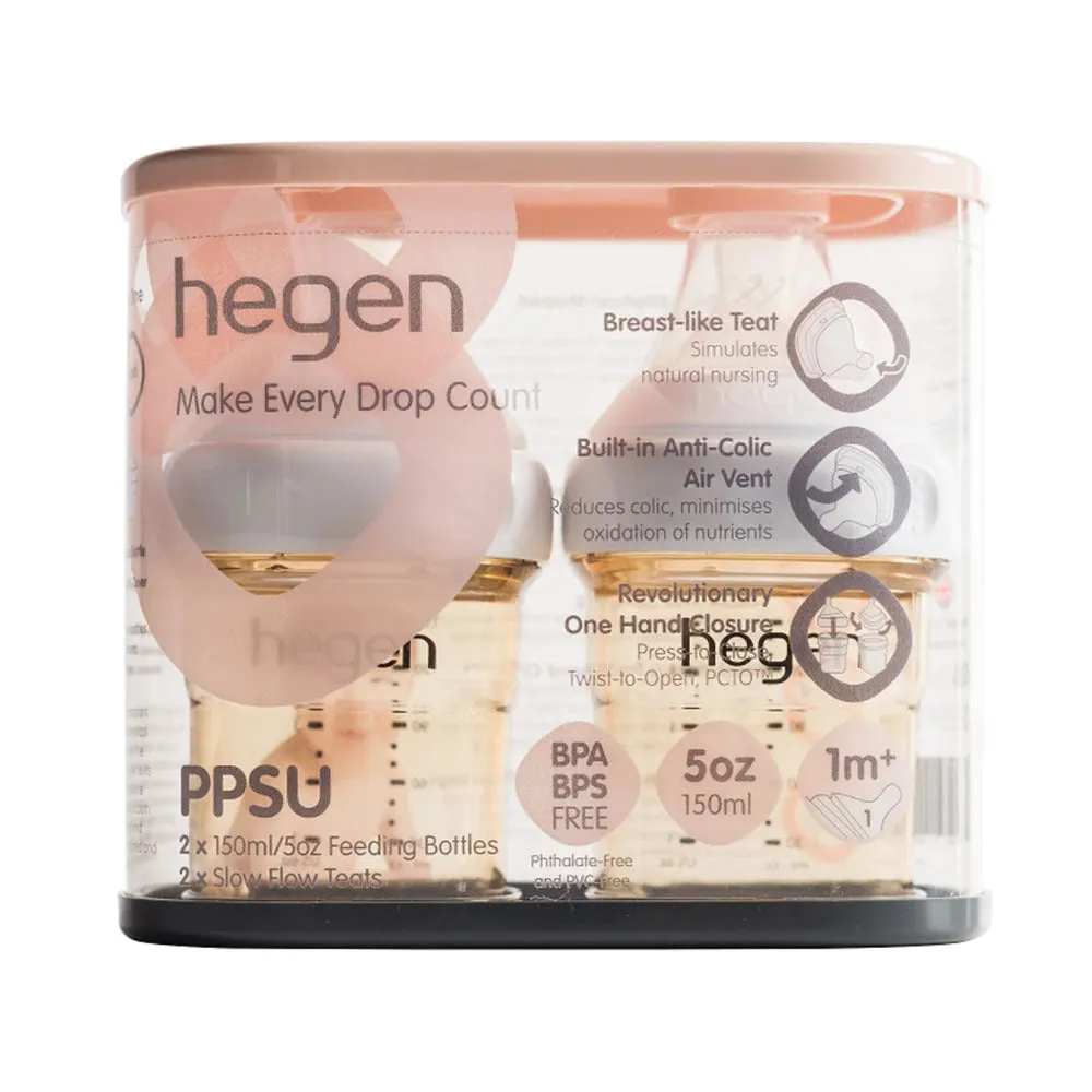 Hegen PCTO 150ml Feeding Bottle PPSU 2pk