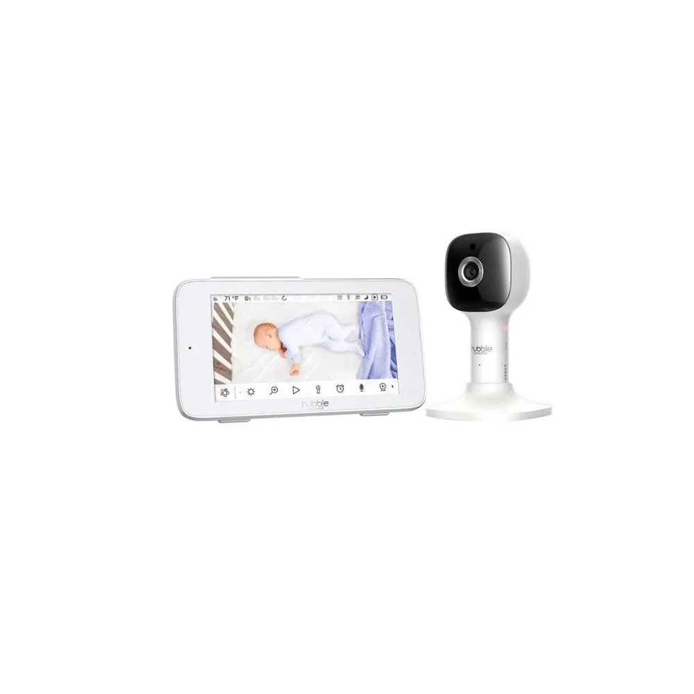 Hubble Connected HCTNPCRB Nursery Pal Crib Edition 5" Smart HD Wi-Fi Video Baby Monitor