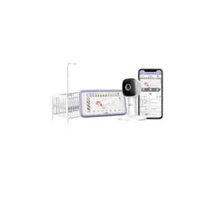 Hubble Connected HCTNPCRB Nursery Pal Crib Edition 5" Smart HD Wi-Fi Video Baby Monitor