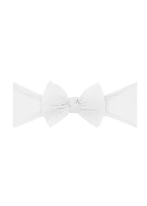 Itty Bitty Knot Headband - White
