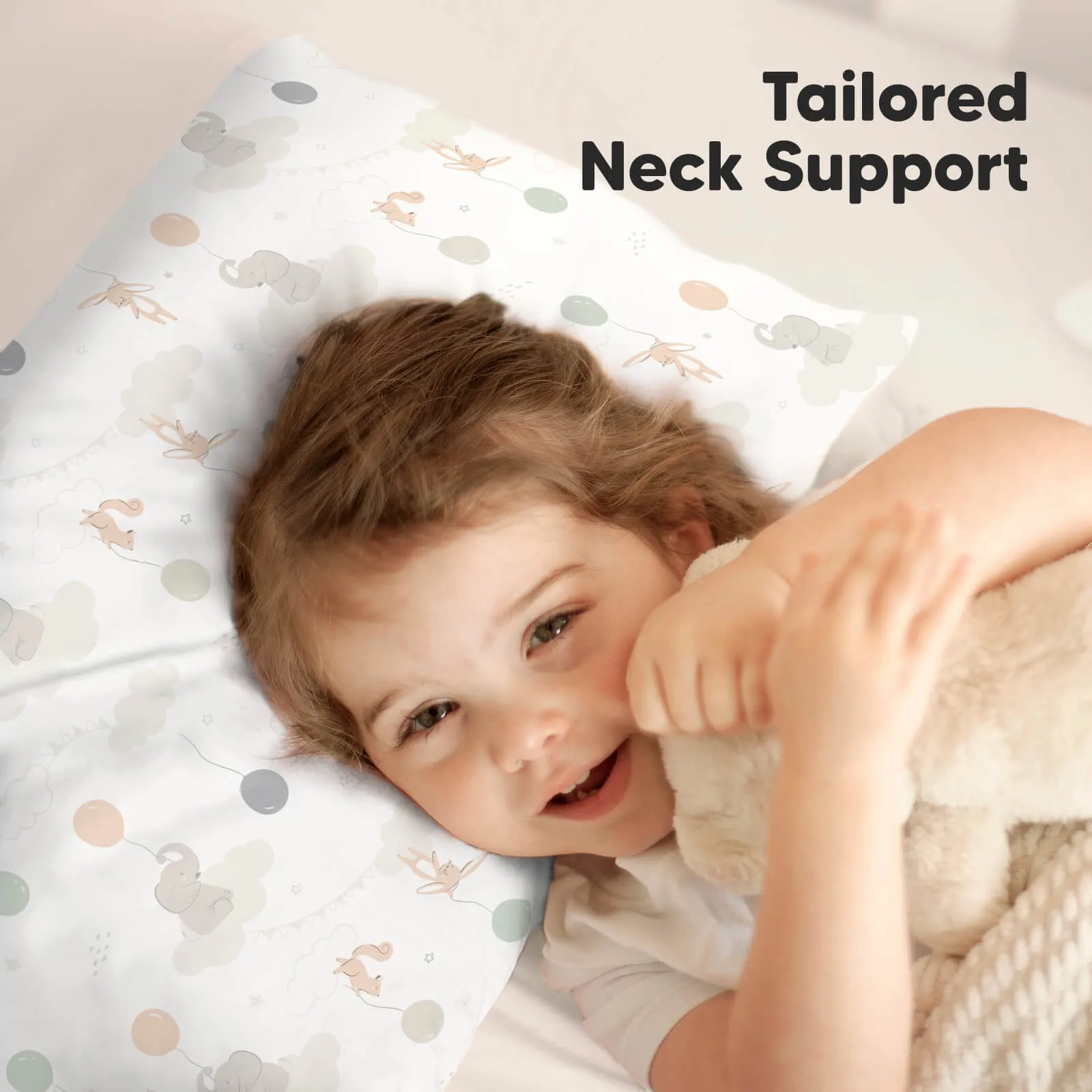 Jumbo Toddler Pillow with Pillowcase (Escapade)