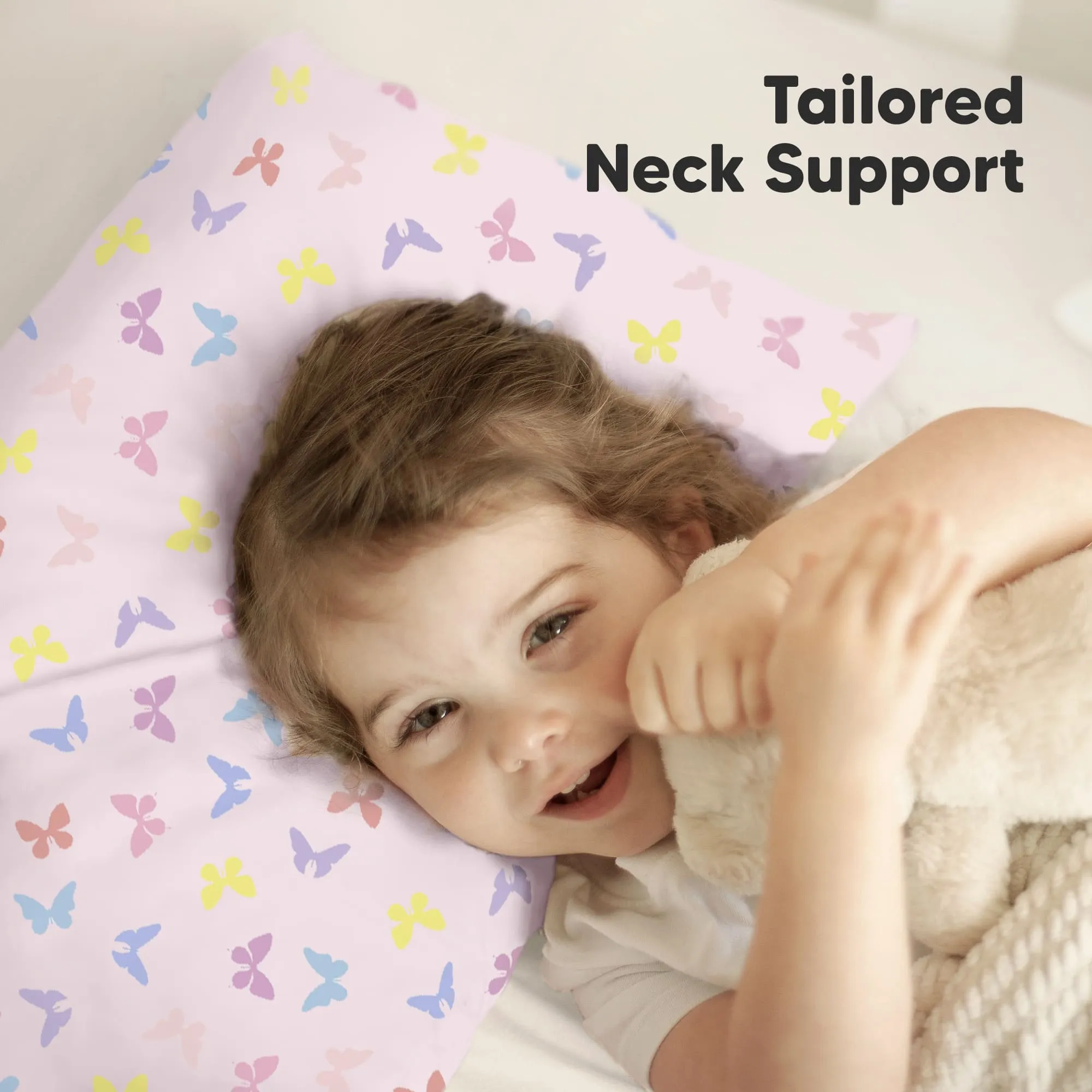Jumbo Toddler Pillow with Pillowcase (Flutter)