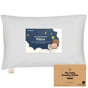 Jumbo Toddler Pillow with Pillowcase (French Gray)