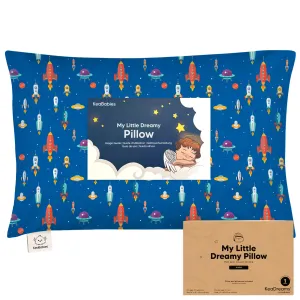 Jumbo Toddler Pillow with Pillowcase (Space Race)