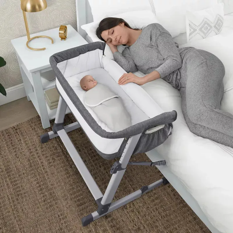 Lightweight Portable Crib - Gray