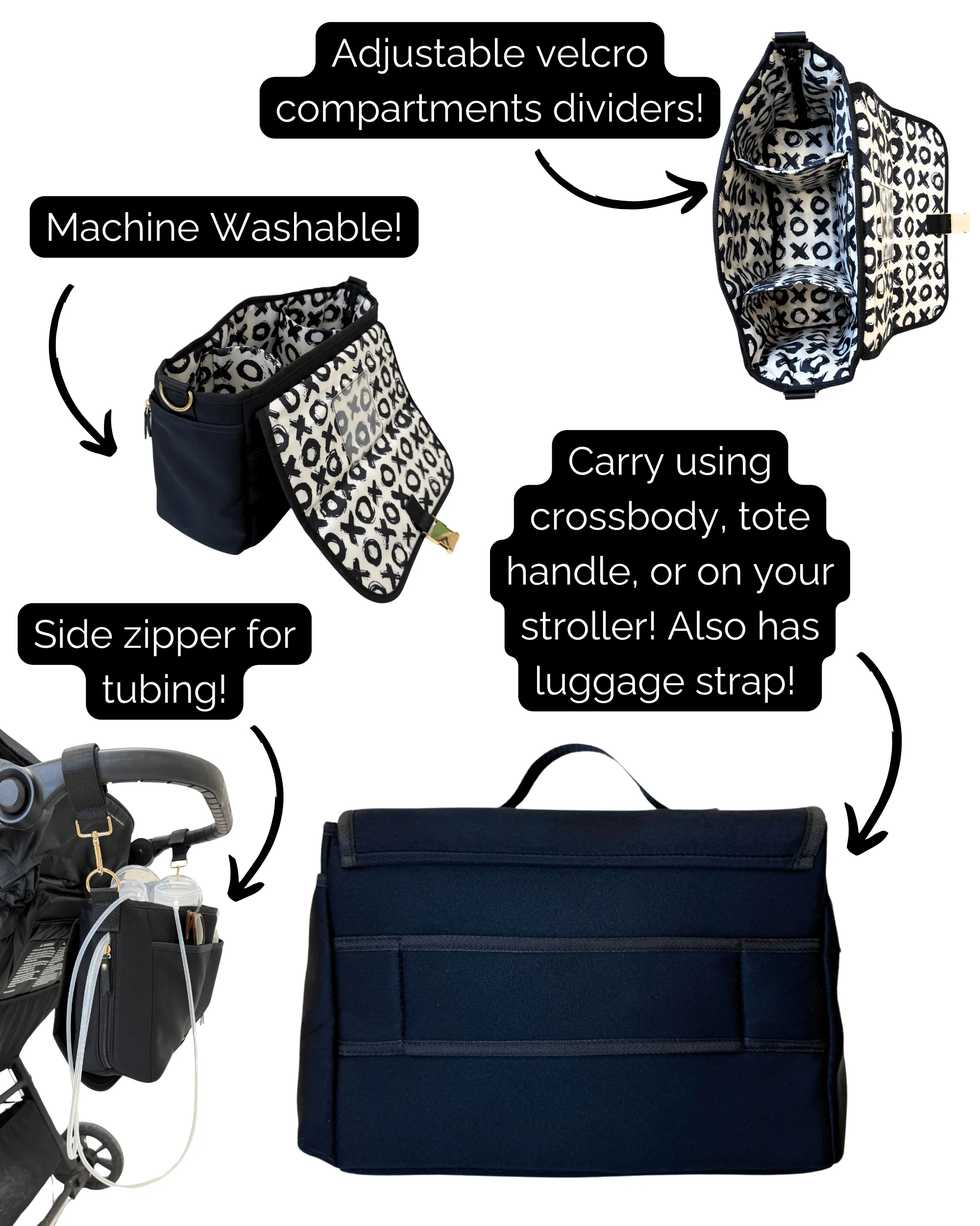 Maddy Caddy Breast Pump Crossbody