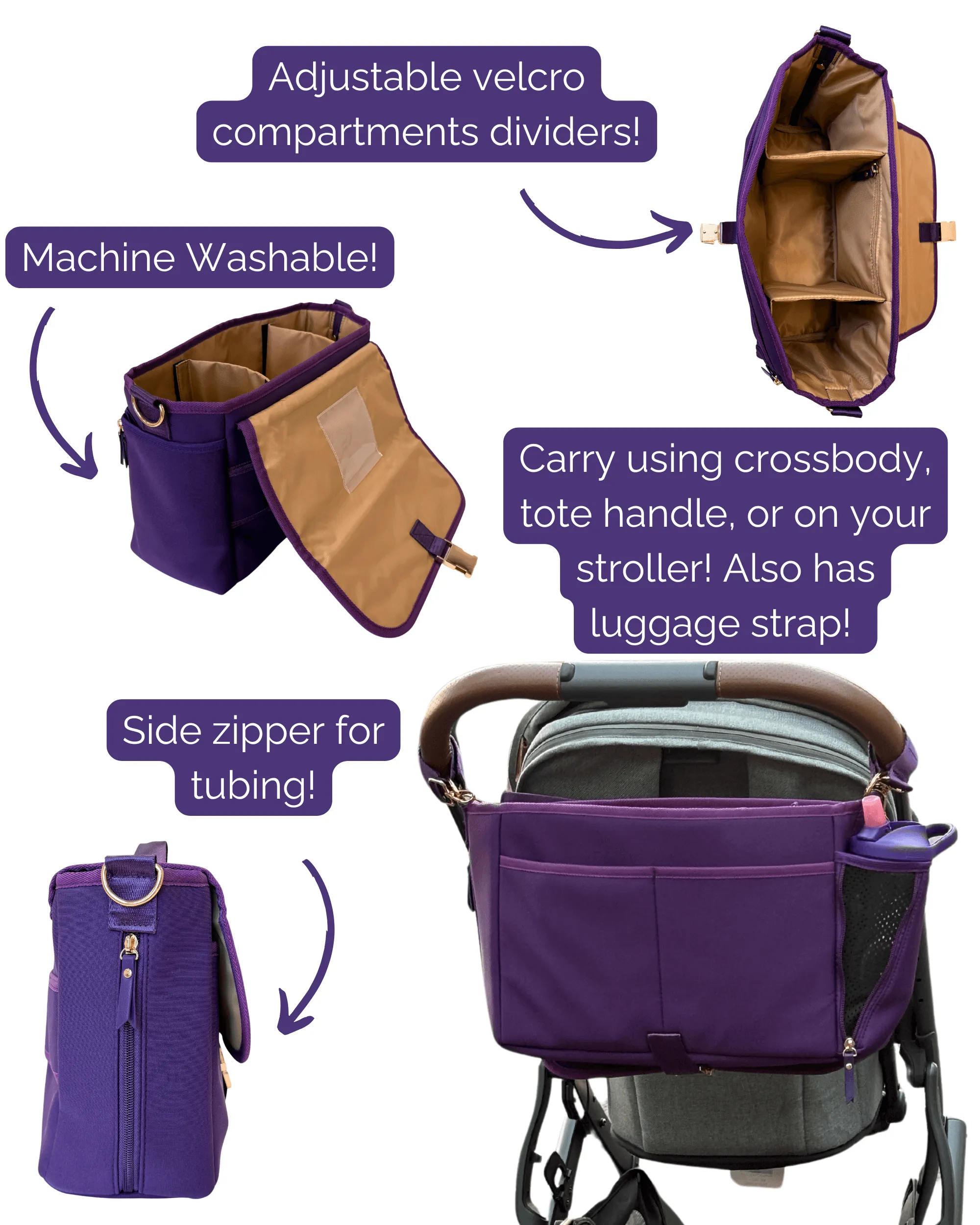 Maddy Caddy Breast Pump Crossbody