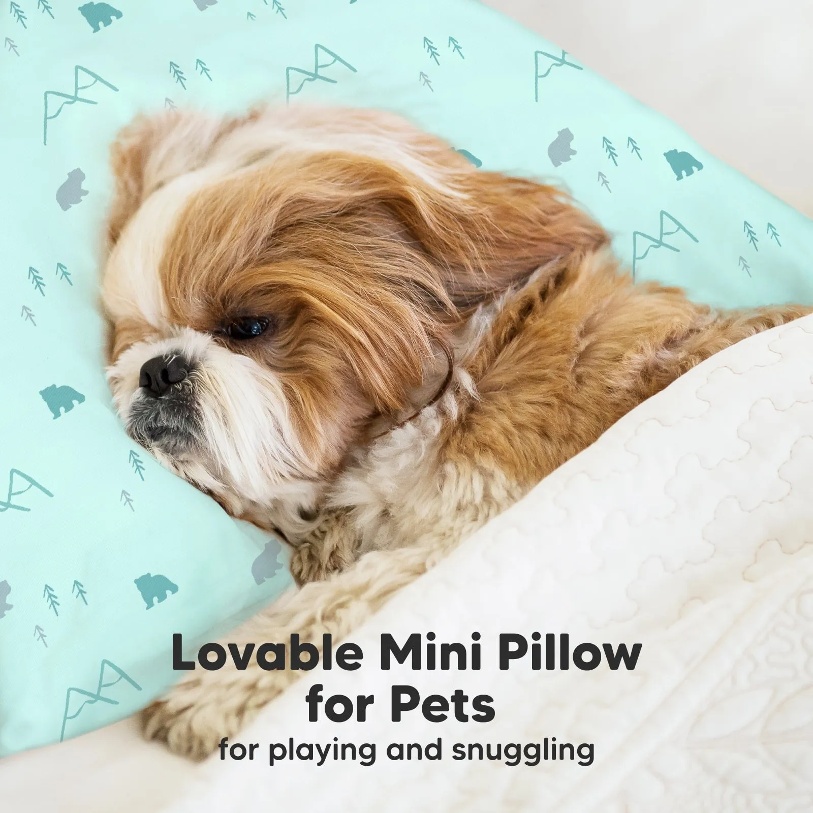 Mini Toddler Pillow With Pillowcase (Polar)