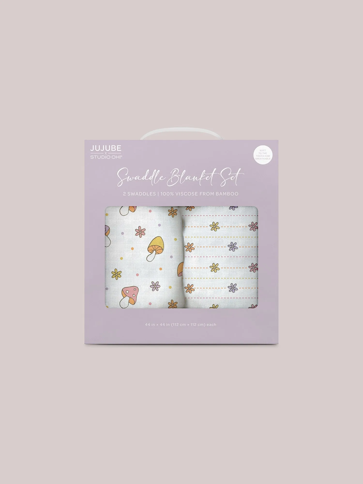 Mushy Love | 2-Pack Square Swaddle Blanket Set