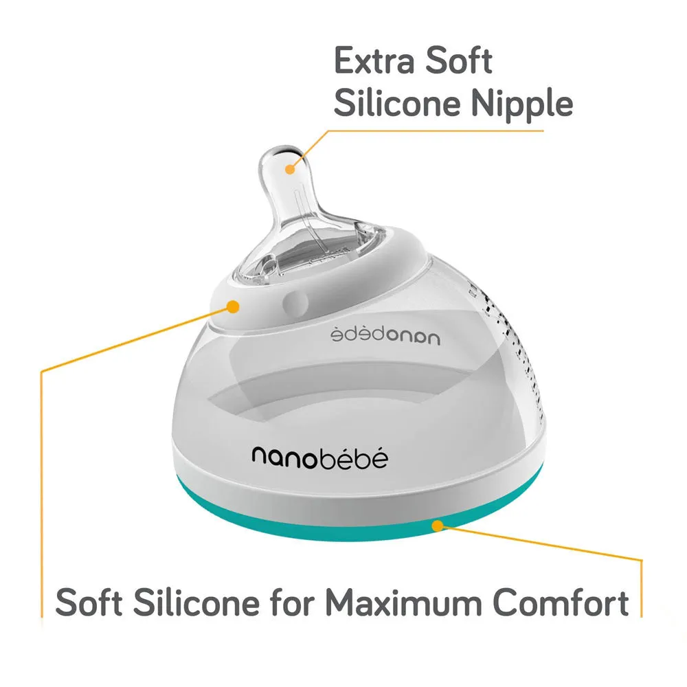 Nanobebe Bottle Transition 240ml 3 Pack