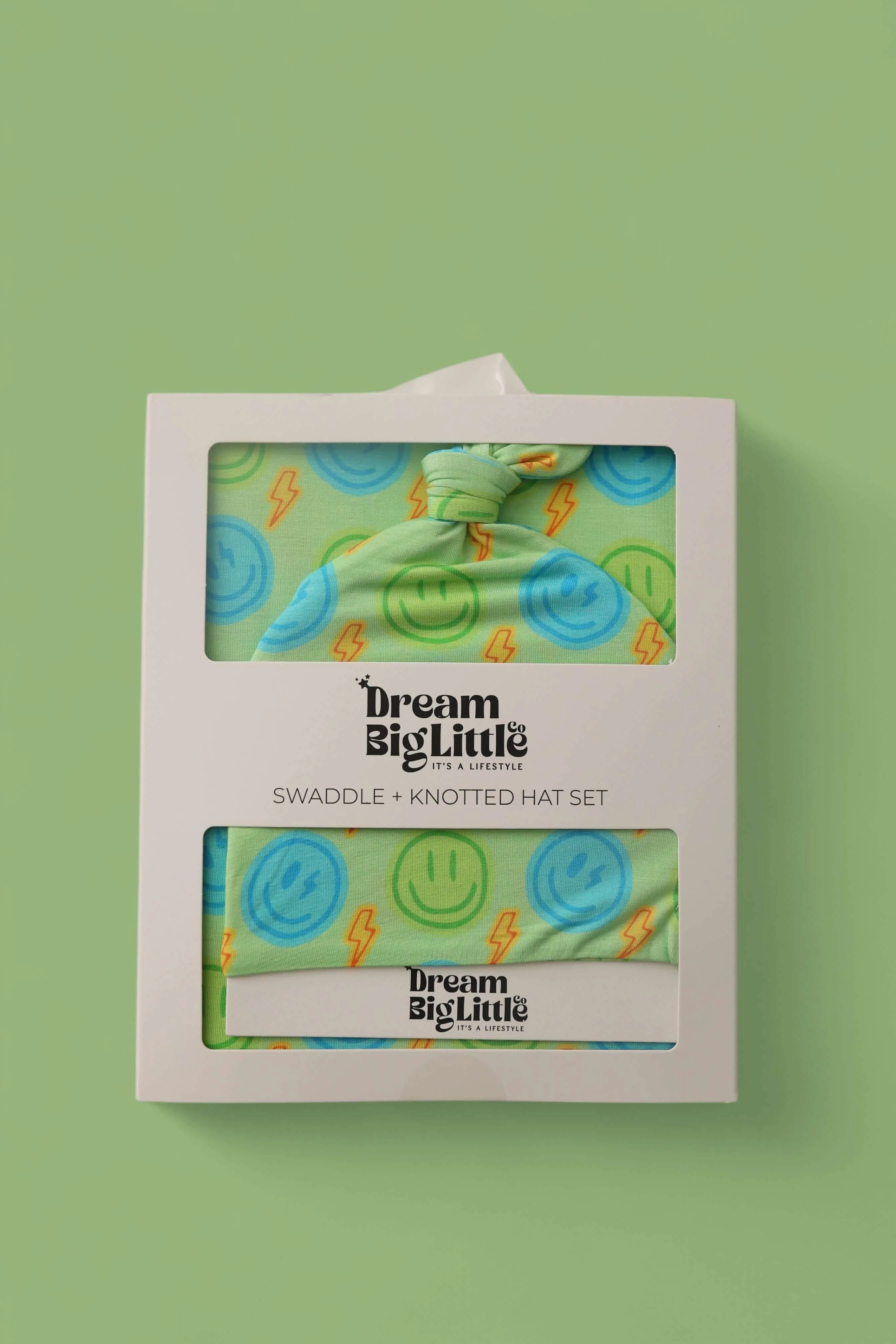 Neon Smiles Dream Swaddle & Beanie