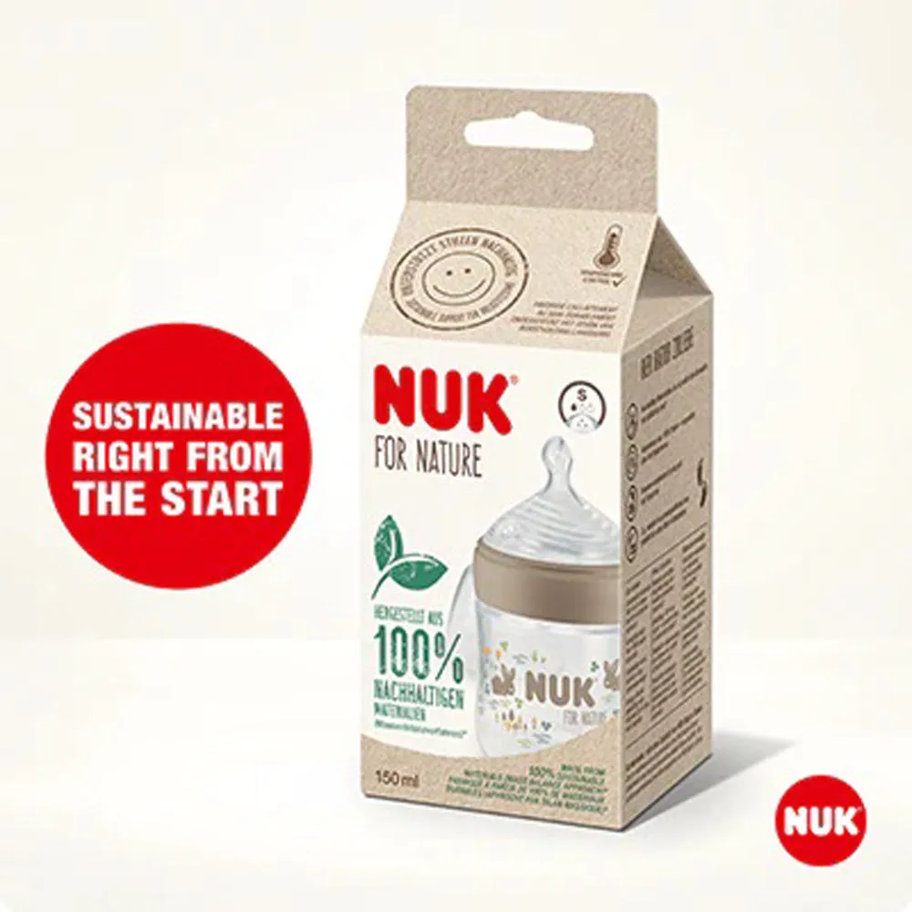 Nuk For Nature PP 150ml Bottle With Temperature Control