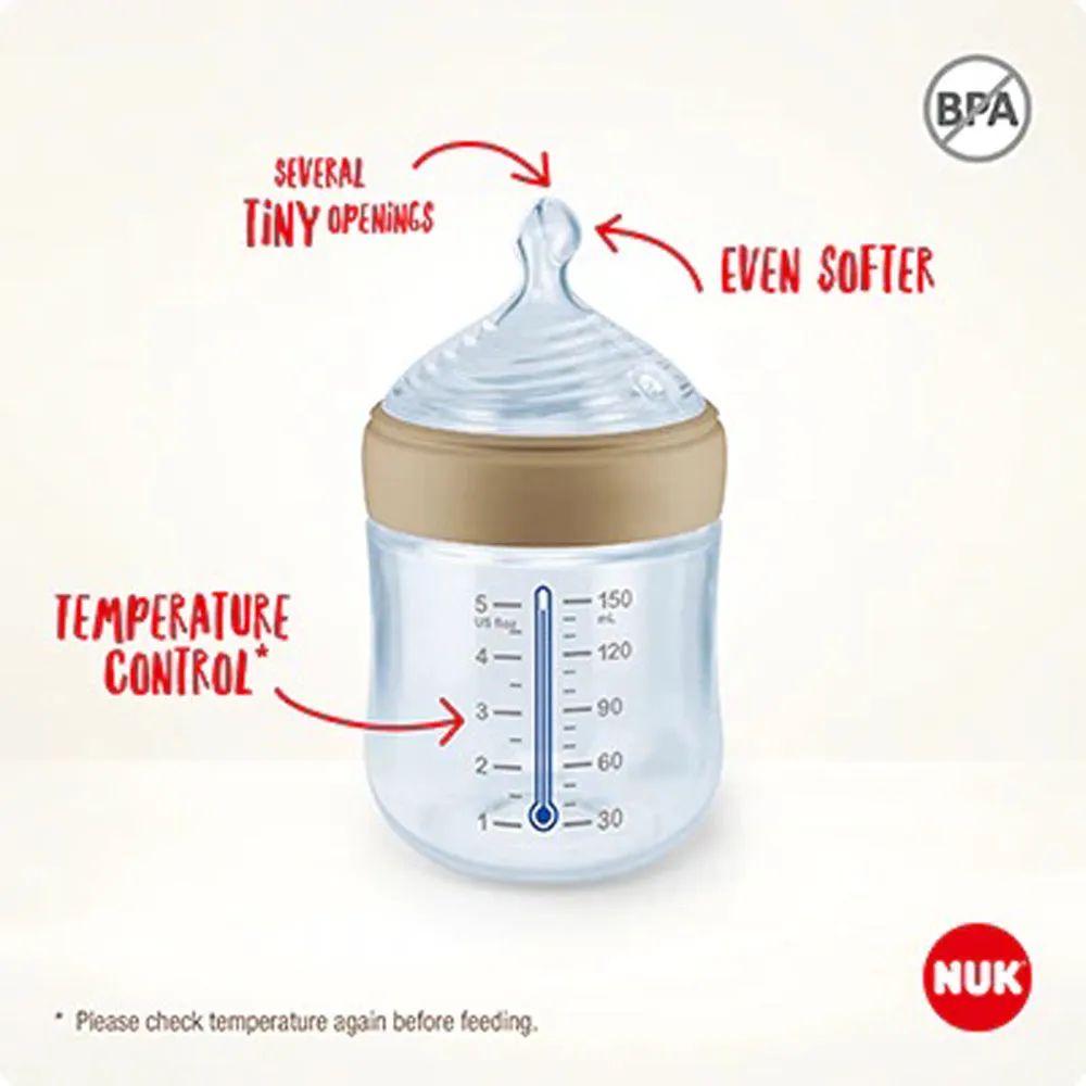 Nuk For Nature PP 150ml Bottle With Temperature Control
