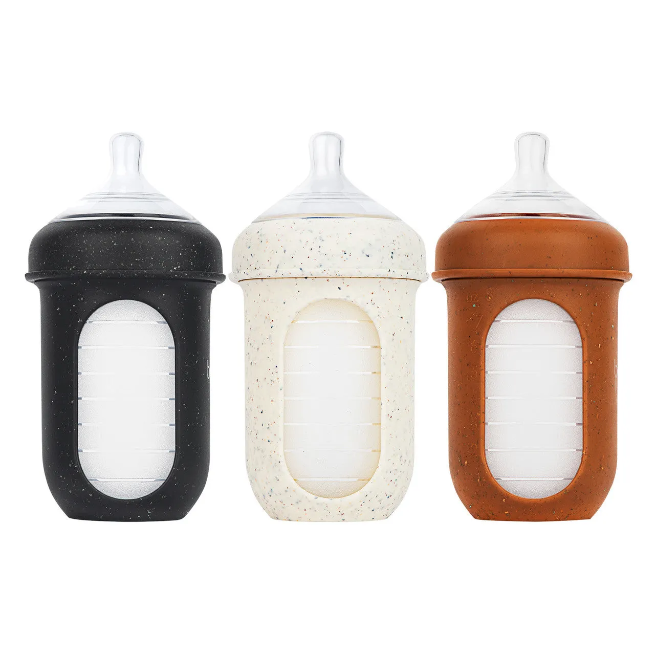 NURSH Silicone Pouch Bottle - 8oz - 3pk