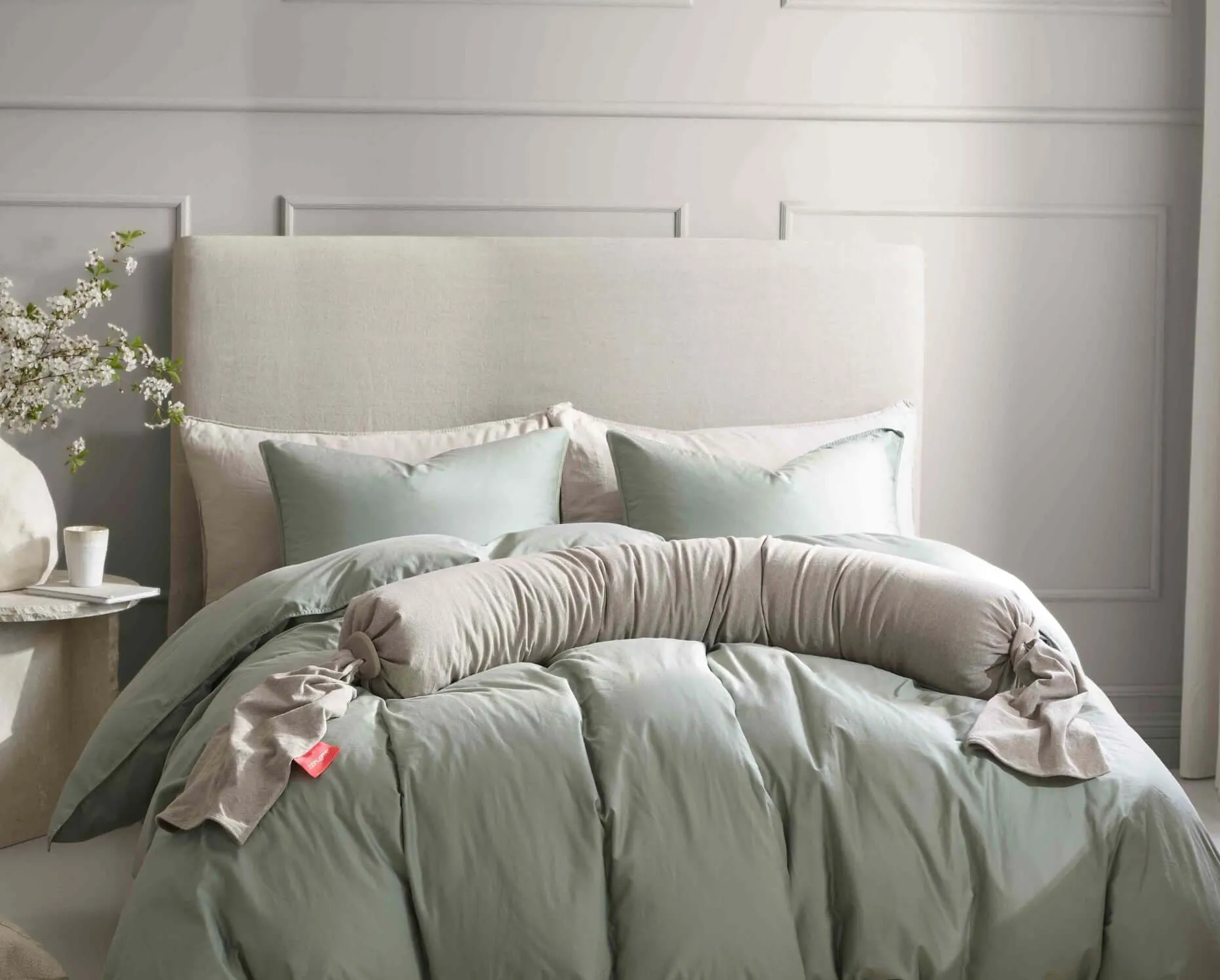 Nursing & Pregnancy Pillow | Seashell Beige